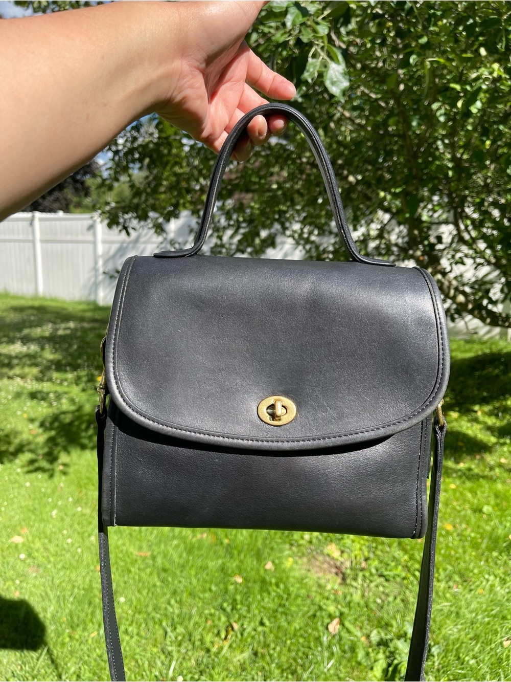 Vintage Coach Manor Bag